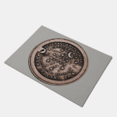 New Orleans Water Meter Lid Fußmatte (Schrägansicht)