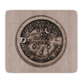 New Orleans Water Meter Lid Schneidebrett (Vorderseite)