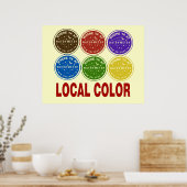 New Orleans Water Meter Lokale Farben Poster (Küche)