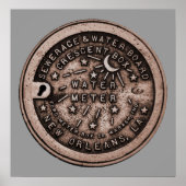 New Orleans Water Meter Wand an Wand Kunst (Vorne)