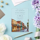 New Orleans Watercolor Destination Wedding Acryleinladungen (In Situ (Hochzeit))