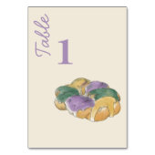 New Orleans  Watercolor double sided  Tischnummer (Rückseite)