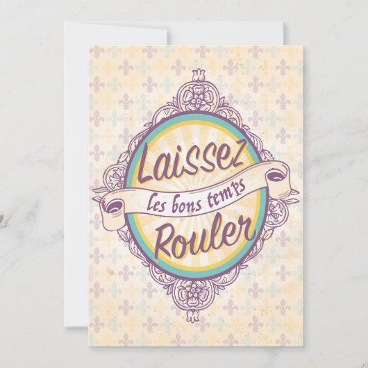 New Orleans Wedding Einladung (Vorderseite)