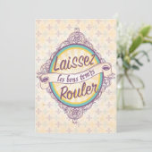 New Orleans Wedding Einladung (Stehend Vorderseite)