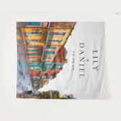 New Orleans Wedding Photo Backdrop Wandteppich (Vorderseite (Horizontal))