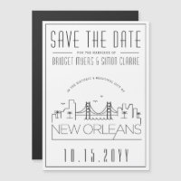 New Orleans Wedding | Save the Date stilisiert