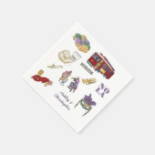 New Orleans Wedding Serviette (Ecke)