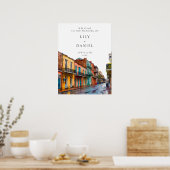 New Orleans Wedding Welcome Sign Poster (Küche)