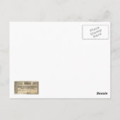 New Orleans Zivil War Antique Money Süd USA Postkarte (Rückseite)