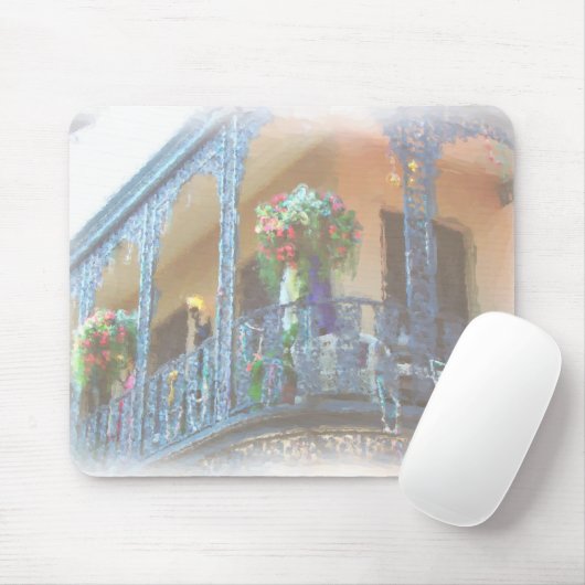 New- Orleansbalkon Mousepad (Mit Mouse)