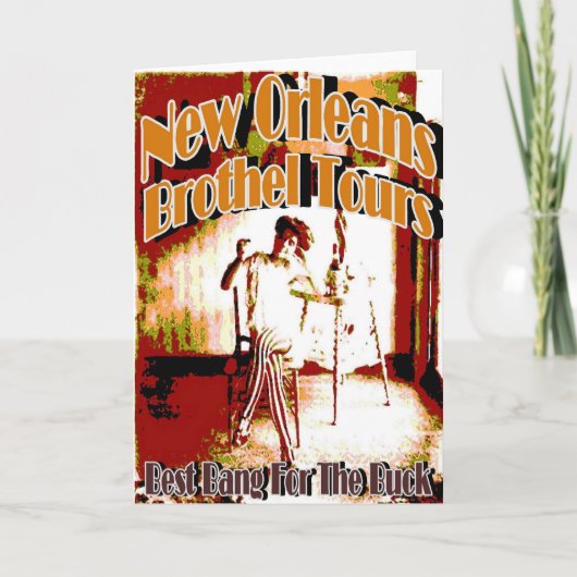 New- Orleansbordell-Ausflüge Karte (Vorderseite)