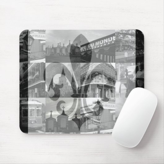 New- Orleanscollage [Mousepad] Mousepad (Mit Mouse)