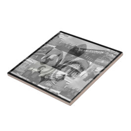 New- Orleanscollage [Trivet] - klein Fliese