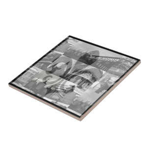 New- Orleanscollage [Trivet] - klein Fliese