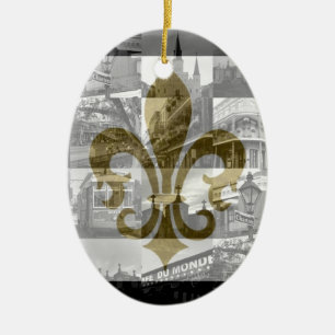 New- Orleanscollage [Verzierung] Keramik Ornament