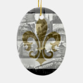 New- Orleanscollage [Verzierung] Keramik Ornament (Hinten)