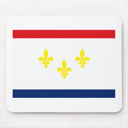 New- Orleansflagge Mousepad (Vorne)