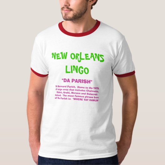 NEW- ORLEANSjargon T-Shirt (Vorderseite)