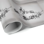 New- Orleansjazz Geschenkpapier (Rolleneckpunkt)