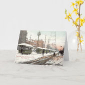 New- Orleanskanal-St.-Schnee 1895 Karte (Gelbe Blume)
