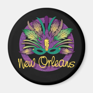 New- Orleanskarneval-Masken-Magnet Magnet