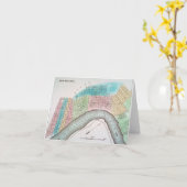 New- Orleanskarte, 1837 Karte (Gelbe Blume)