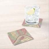 New- Orleanskarte durch Mitchell Rechteckiger Pappuntersetzer (Vor Ort)