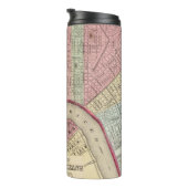 New- Orleanskarte durch Mitchell Thermosbecher (Nach rechts gedreht)