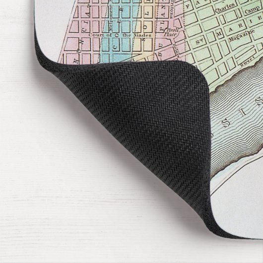 New- Orleanskarten-Mausunterlage Mousepad (Ecke)