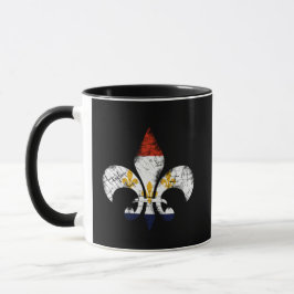 New- OrleansLilie NOLA-Flagge Louisiana-Tasse Tasse