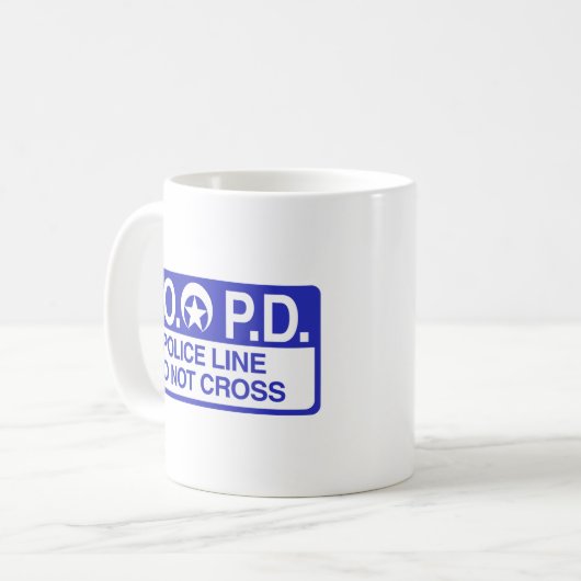 New- Orleanspolizei Kaffeetasse (Vorderseite Links)