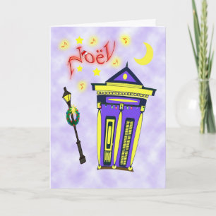 New- Orleansschuss-Gewehr-Haus Noël Feiertagskarte