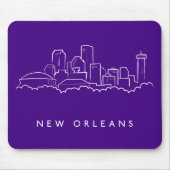 New- Orleansstadt-Skyline Mousepad (Vorne)