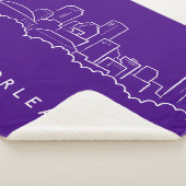 New- Orleansstadt-Skyline Sherpadecke (3/4)