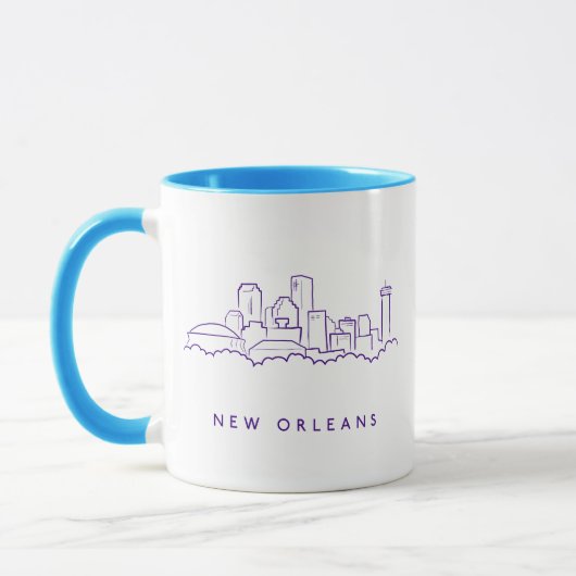 New- Orleansstadt-Skyline Tasse (Links)