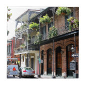 New- Orleansstraßen-Szene Fliese (Vorderseite)