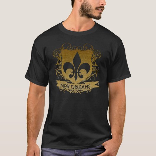 New- OrleansWappen T-Shirt (Vorderseite)