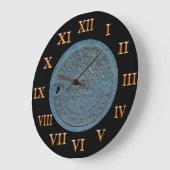 New- OrleansWasserzähler-Goldrömische Ziffern Große Wanduhr (Winkel)