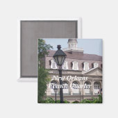 New Orleasn French Quarter Magnet (Vorderseite/Rückseite)