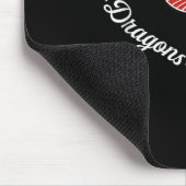 New Palestine Dragons Logo Halbherz Slogan Hs Mousepad (Ecke)