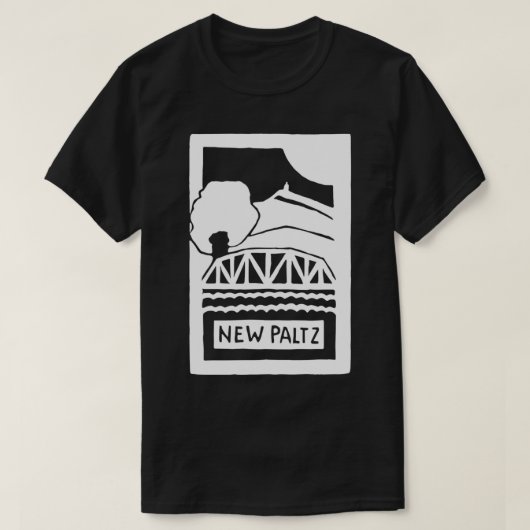 New Paltz Digitified Lino Cut T-Shirt (Design vorne)