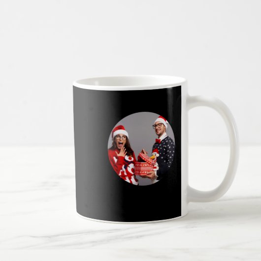 New Parents 2025 Christmas Photo T Shirt  Kaffeetasse (Rechts)