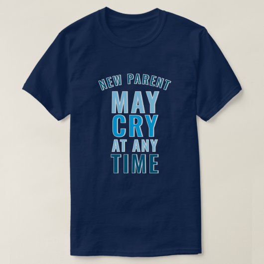 New Parters May Cry Funny Custom Slogan T - Shirt (Design vorne)