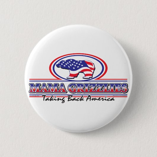 NEW-Patriotic-Grizzly Button (Vorderseite)