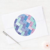 New Pattern Creation 3 Runder Aufkleber (Umschlag)