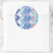 New Pattern Creation 3 Runder Aufkleber (Tasche)