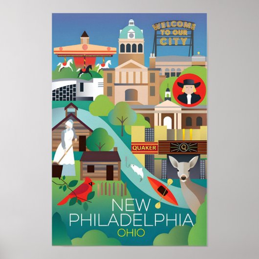 New Philadelphia, Ohio Druck Poster (Vorne)