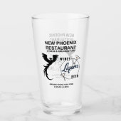 New Phoenix Restaurant, Chicago, IL Glas (Vorderseite)