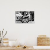 New Piano Practice, 1689 Poster (Küche)