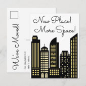 New Place More Platz Neue Wohnung Ankündigungspostkarte (Vorne/Hinten)